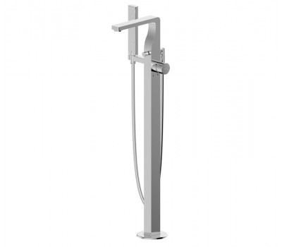 Отдельностоящий смеситель для ванны Bravat Arc F66061C-B3-ENG Хром 