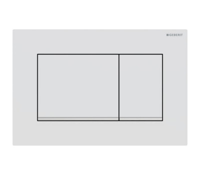 Клавиша смыва Geberit Sigma30 115.883.JT.1 цвет белый матовый-хром Клавиша смыва Geberit Sigma30 115.883.JT.1 цвет белый матовый-хром