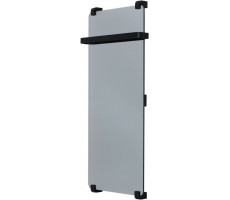 Полотенцесушитель электрический Allen Brau Infinity 100x44 с рейлингом, черный браш 
