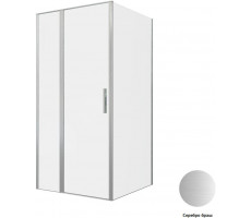Душевой уголок Allen Brau Priority 100x100 3.31029.BA + 3.31047.BA серебро браш 