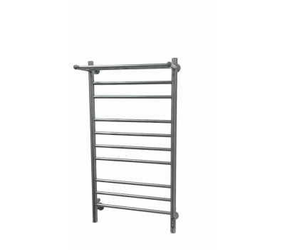 Полотенцесушитель электрический Comfysan Luce EC-10 100/50 с полкой, ТИТАНОВЫЙ ГРАФИТ RAL 