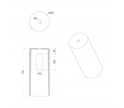 Пьедестал для раковины Armadi Art SOLE Corian Dark Oak 801-Base-DOak Пьедестал для раковины Armadi Art SOLE Corian Dark Oak 801-Base-DOak
