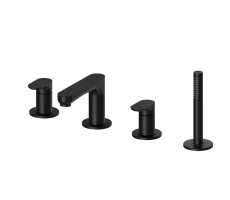 Смеситель для ванны Newform Linfa II 69482C.01.093 Черный матовый 