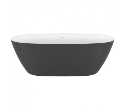Акриловая ванна Black&White SB330Grey серый матовый 