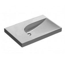 Раковина Hatria Y0YD01 GRANDANGOLO чаша справа, размер 75х50 см, цвет белый Раковина Hatria Y0YD01 GRANDANGOLO чаша справа, размер 75х50 см, цвет белый