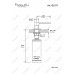 Диспенсер для жидкого мыла Feramolli BL071, черный матовый 