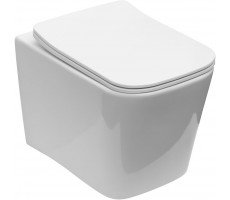 Унитаз подвесной с Rimless Logan L2W NEW  331868 с сиденьем Soft Close -SLIMSEAT