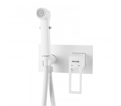 Гигиенический душ со смесителем Shevanik S6805C, белый