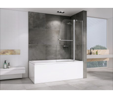 Шторка на ванну ABBER Ewiges Wasser AG50100 хром 