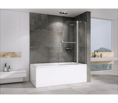 Шторка на ванну ABBER Ewiges Wasser AG50100 хром 