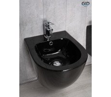 Биде подвесное Gid BDP-96BL 21102 черная глянцевая Биде подвесное Gid BDP-96BL 21102 черная глянцевая
