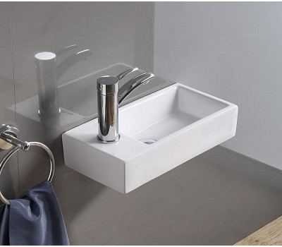 Умывальник CeramaLux 9048DR белый 