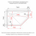 Душевая перегородка RGW WA-019B 1000 351001910-84 Черный 