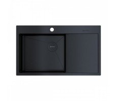 Мойка OMOIKIRI Akisame, размер 860*510*200, чаша слева, цвет-графит 4997043 Мойка OMOIKIRI Akisame, размер 860*510*200, чаша слева, цвет-графит 4997043