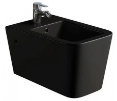 Биде подвесное, черное матовое SantiLine SL-5054MB 