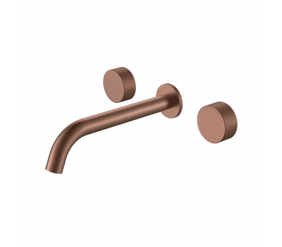 Смеситель из стены STICK TOUCH на 3 отв. BRUSHED BRONZE Boheme 152-2-BRB.2 брашированная бронза 