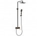 Душевая система 3 в 1 Feramolli RBL7077, черный матовый/медь 