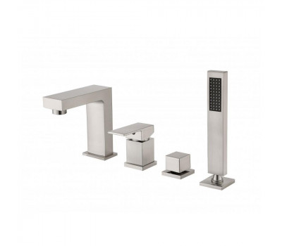 Смеситель на борт ванны Groсenberg GB6008-1NK, никель Смеситель на борт ванны Groсenberg GB6008-1NK, никель