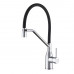 Смеситель для кухни с гибким изливом Shevanik S343-3, хром