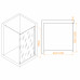 Душевая перегородка RGW WA-002B 1100 35100211-14 Черный Душевая перегородка RGW WA-002B 1100 35100211-14 Черный