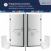Душевая дверь на петлях, распашная дверь RGW PA-06b 600 41080606-14 Черный Душевая дверь на петлях, распашная дверь RGW PA-06b 600 41080606-14 Черный
