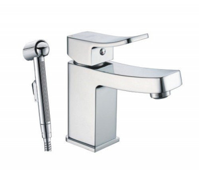 Смеситель с гигиеническим душем WasserKRAFT Aller 1060 1068 Хром 