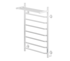 Полотенцесушитель электрический Comfysan Scola EC-8 80/50 с полкой, белый 