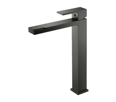 Смеситель для раковины высокий Knotlor KN-24/GM, оружейная сталь