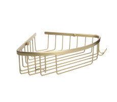 Полка угловая Fixsen одноэтажная золото-сатин "HOTEL" FX-31051-1G Полка угловая Fixsen одноэтажная золото-сатин "HOTEL" FX-31051-1G