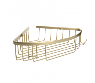 Полка угловая Fixsen одноэтажная золото-сатин "HOTEL" FX-31051-1G 