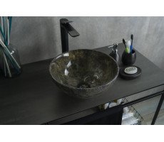 Раковина накладная Gid Mnc486 Под камень глянцевый Раковина накладная Gid Mnc486 Под камень глянцевый