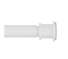 Карниз для ванной комнаты, 110-200 см, белый матовый, Elegante, IDDIS, RSW0120i14 