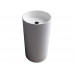 Отдельностоящая напольная раковина, CILINDRO цвет белый матовый UNI-FLOW FS504-450 Matt White 