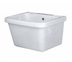 Раковина хозяйственная Hatria Y1VD01, размер 60х50 см, цвет белый