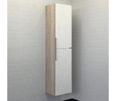 Шкаф-колонна Comforty Мерано-35 белый/дуб дымчатый 00-00008479 