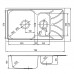 Кухонная мойка IDDIS 780*440, Arro S ARR78S1i77 Кухонная мойка IDDIS 780*440, Arro S ARR78S1i77