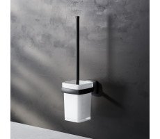 Набор аксессуаров для зоны красоты и туалета, черный AM.PM Gem AK90D2106B Черный 