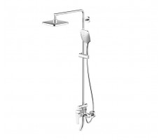 Душевая колонна со смесителем для ванны и душа Bravat F6173218CP-A-ENG Хром 