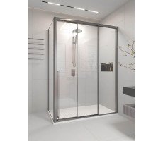 Душевой угол раздвижной Veconi Premium Ptato 300 SP GR-R, 1500х900x2000, брашированный графит PR3/R-SP-15090-01-GR-C4 