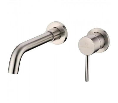 Смеситель для раковины встраиваемый Grocenberg GB511NK, никель 