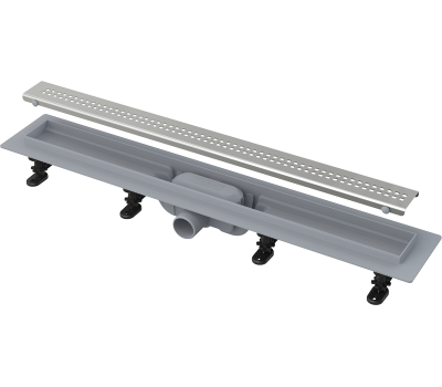 Душевой лоток Alcadrain Simple с решеткой хром APZ9-650M Душевой лоток Alcadrain Simple с решеткой хром APZ9-650M