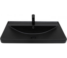 Раковина Aquanet Ирис 80 черная матовая 