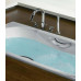 Ванна чугунная Roca MALIBU 2315G000R 150х75, противоскользящее покрытие, с отверстиями для ручек, ножки и ручки отдельно