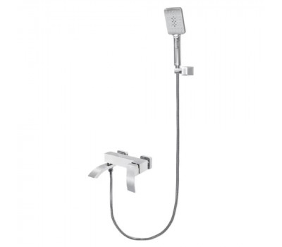 Смеситель для ванны Grocenberg GB8007WC, белый, хром 