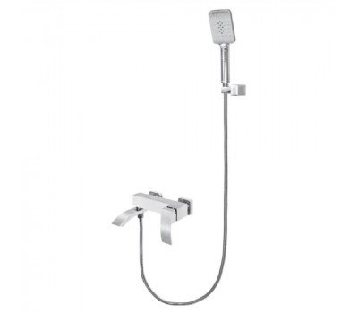 Смеситель для ванны Grocenberg GB8007WC, белый, хром Смеситель для ванны Grocenberg GB8007WC, белый, хром