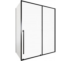 Душевой уголок Allen Brau Fantasy 160x100 3.11010.31 + 3.11014.31 черный матовый 