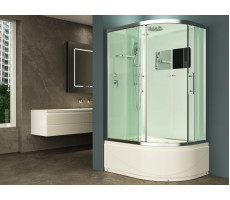 Душевая кабина Esbano EST-129 CRB (Left) хром 