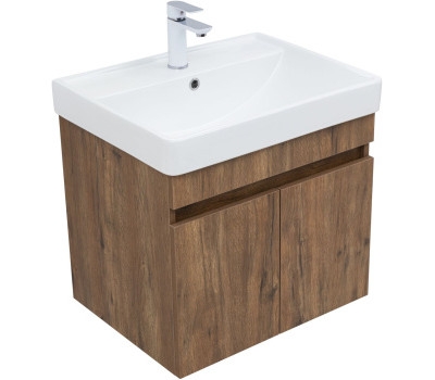 Тумба под раковину Aquanet Оптима 60 дуб рустикальный 00344795 