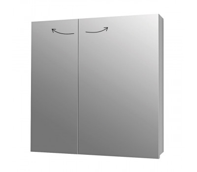 Зеркальный шкаф Dreja Almi 70 см, белый