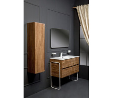 Тумба без раковины Armadi Art Vallessi 80 ZEBRANO 2 полки 837-080-Z 